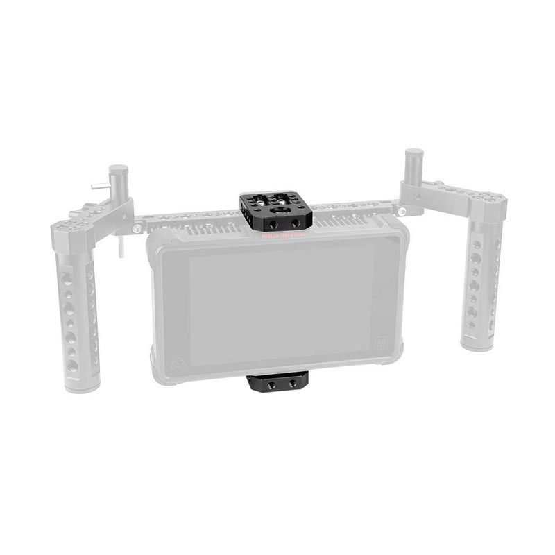 CAMVATE Universal Base Plate with 1/4" Threads Mount for Director's Monitor Cage Kit (2 Pieces) - 2307 - Image 3